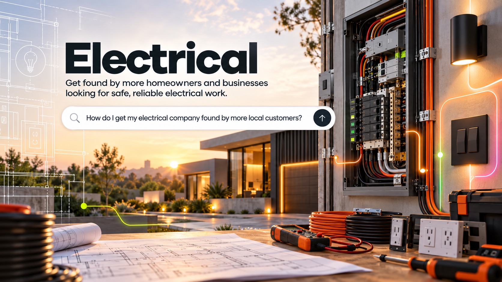 Electrician SEO strategy for a local electrical contractor business.