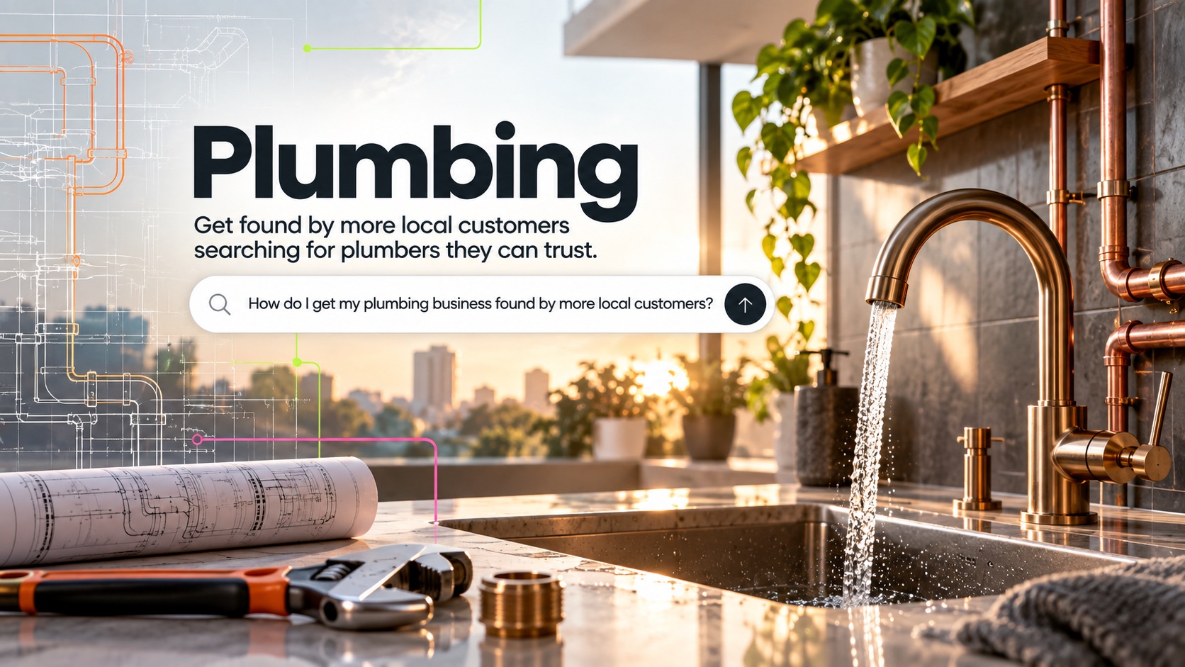 Plumbing SEO strategy for a local plumbing company business.