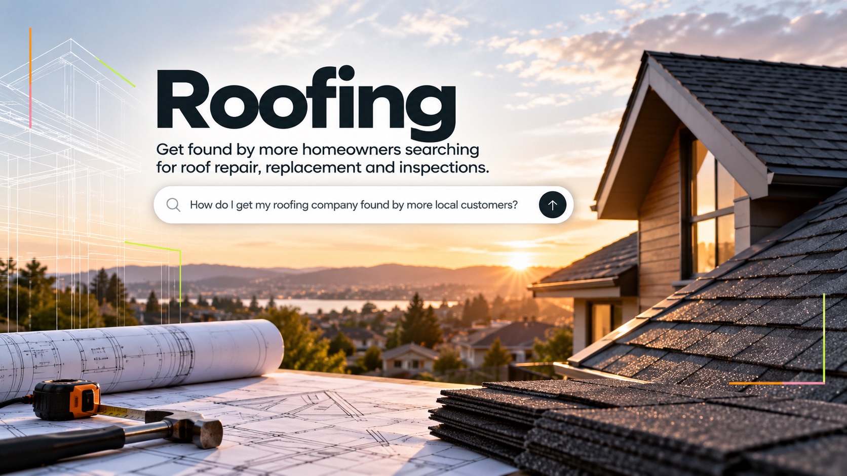 Roofing SEO strategy for a local roofing company business.