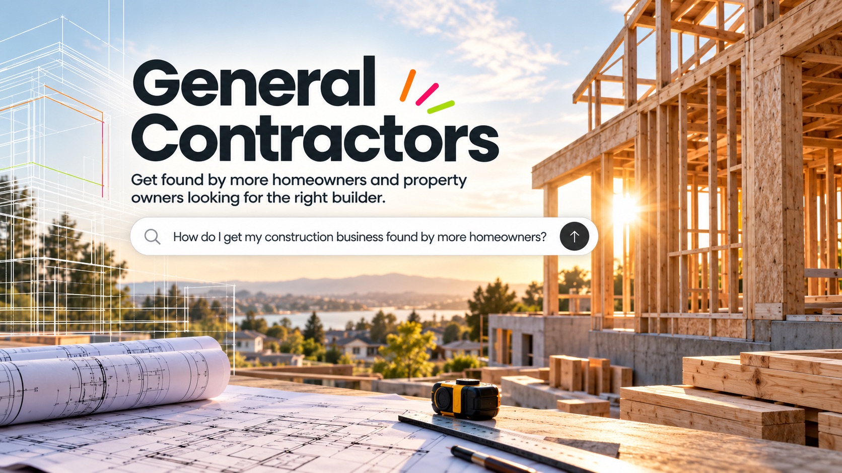 SEO for General Contractors strategy for a local general contractor business.