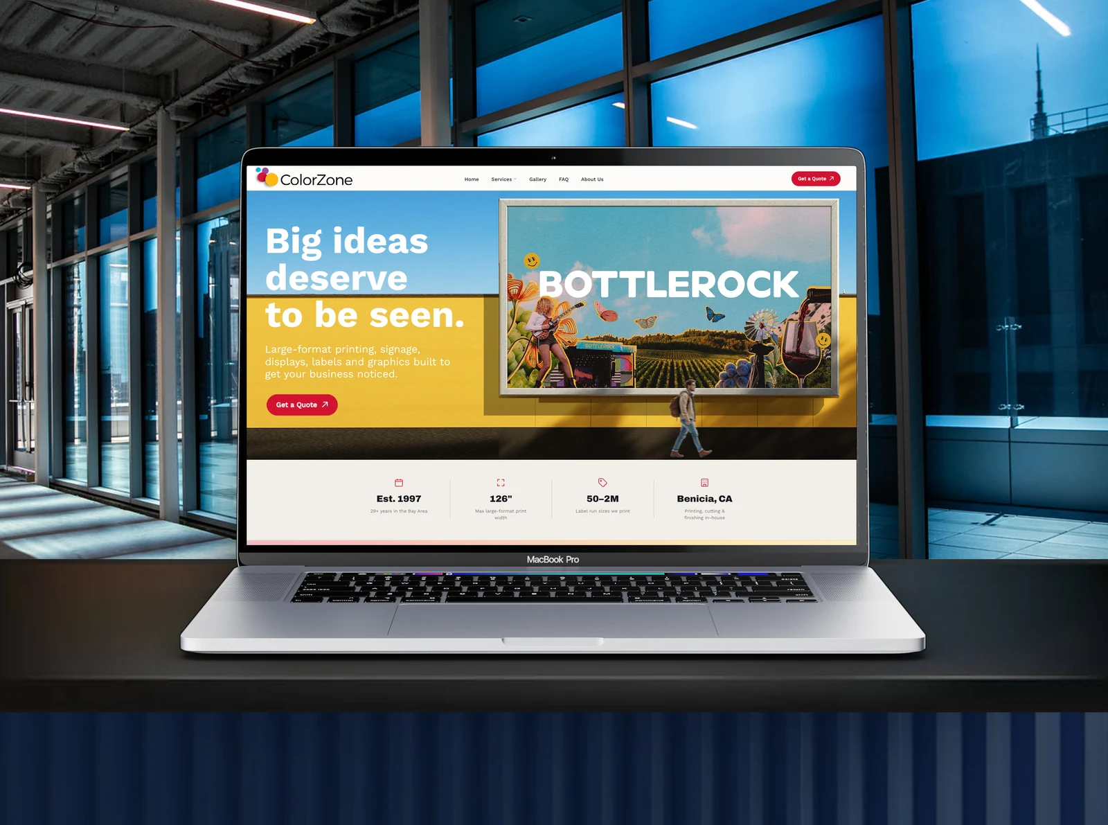 ColorZone Big Ideas Platform, website redesign and custom CMS