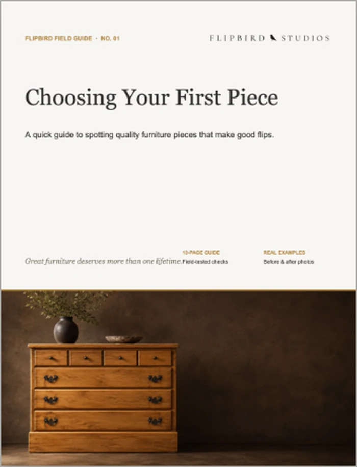 FlipBird Field Guide No. 01, Choosing Your First Piece, free primer for new collectors.